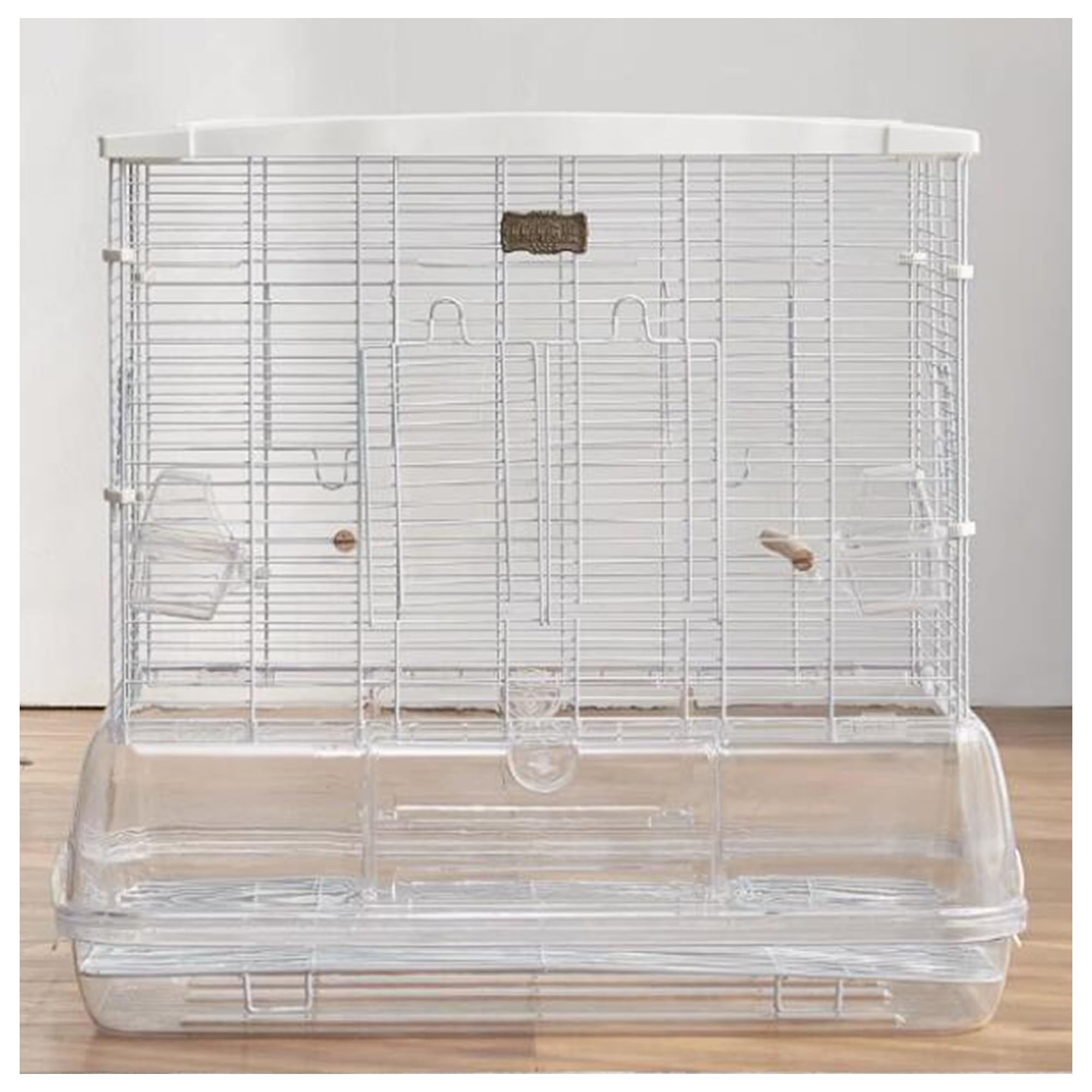 Amazon | 鳥かご大型透明アクリル 豪華な横型ワイヤーインコ ケージ